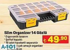 SLİM ORGANİZER 14 GÖZLÜ SLİM ORGANİZER 14 GÖZLÜ